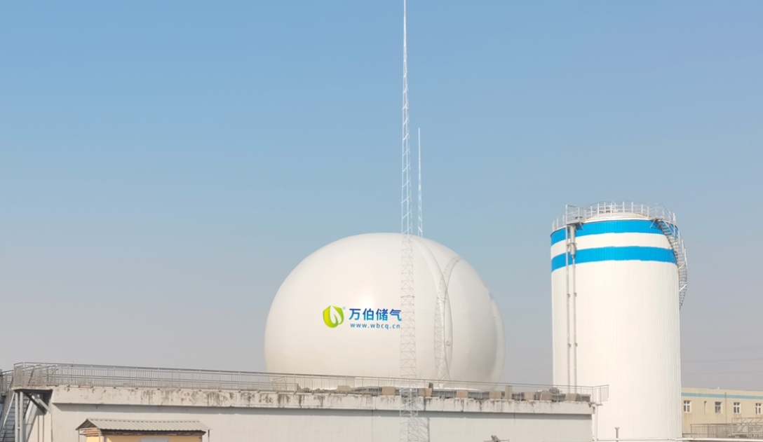 大白球雙膜儲(chǔ)氣柜WD68